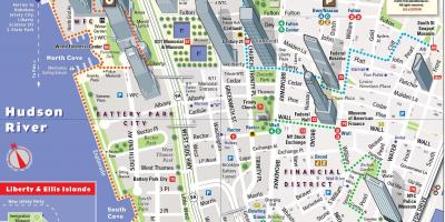 Ստորեւ զբոսաշրջային քարտեզը Մանհեթենի